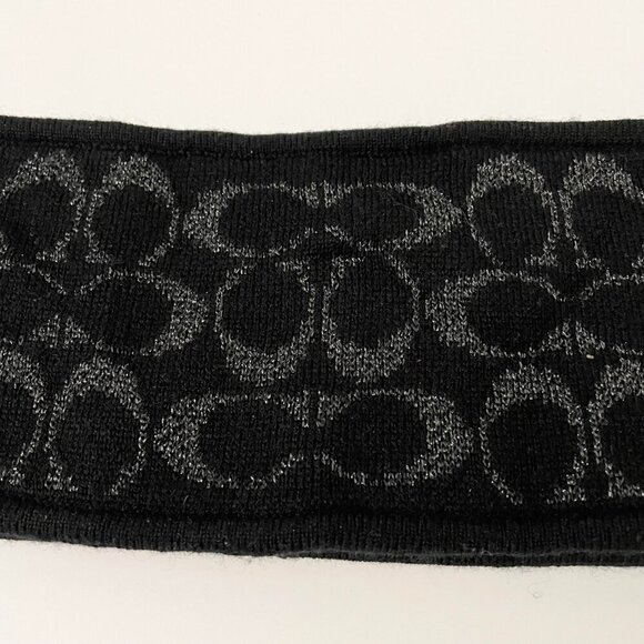 Coach Knit Headband Ear Warmer Flaws - Picture 6 of 16